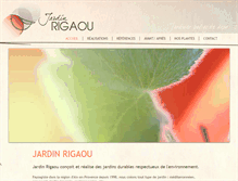 Tablet Screenshot of jardinrigaou.com